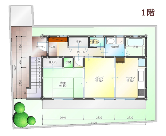 間取り 15 坪