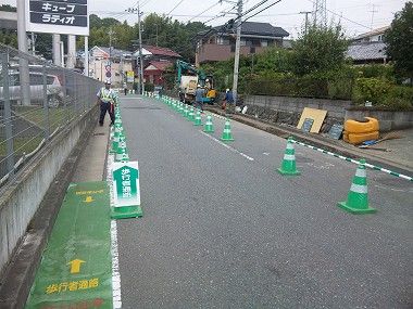 横浜市戸塚区金井町で水道管取替工事