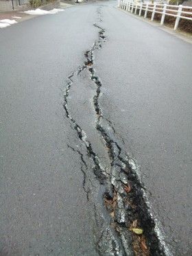 東日本大震災の跡