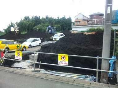 西谷駅そばの宅地造成