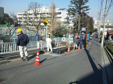 横浜市南区の下水道工事