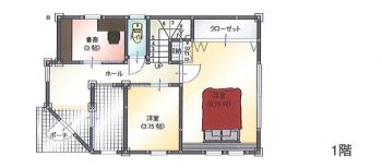 【１階間取り】