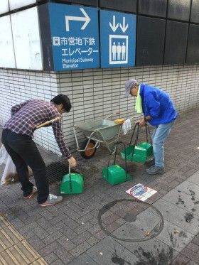 新横浜駅前トイレ清掃