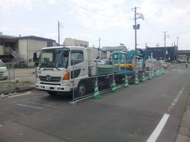 塩竃市の震災復興工事