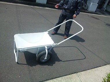 一人で重いものが運べる２輪車