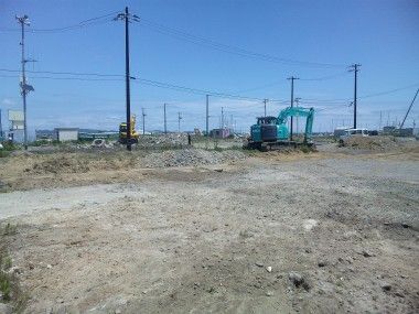 東日本大震災のがれきの撤去工事
