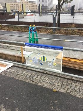 大桟橋の工事
