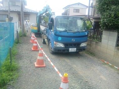 仙台市の下水道管工事
