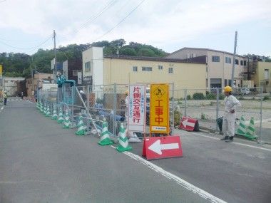 塩竃市の震災復興工事