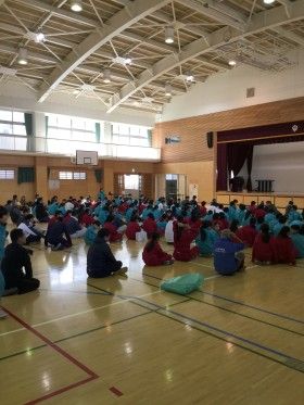 神奈川掃除に学ぶ会　南足柄市立岡本中学校大会に参加しました