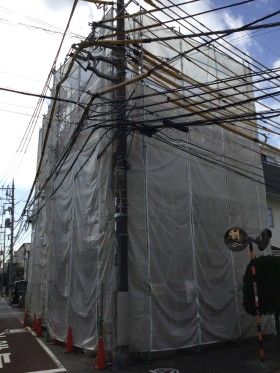 東京都大田区の木造３階建ての事務所ビル
