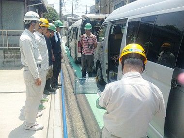 富士見小学校周辺の下水道管を耐震化