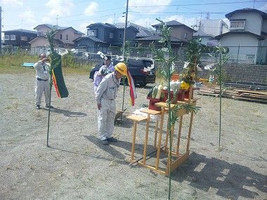 塩竈市の清水沢地区で宅地造成