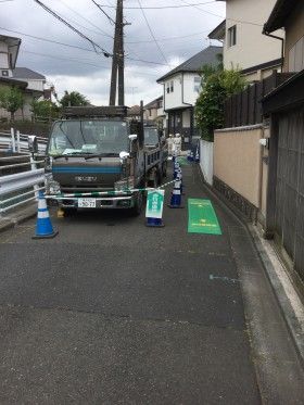 横浜市旭区で水道管を入れ替え