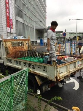 新横浜早朝清掃