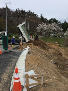 気仙沼でお花見