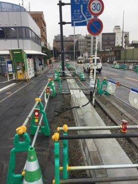 大桟橋の工事