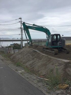 被災地のがれきの撤去