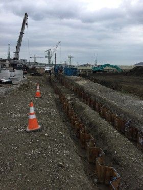 塩竈市で下水道管新設