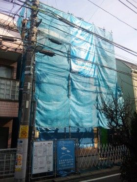 東京都大田区で木造三階建