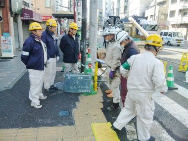 野毛で歩道拡幅