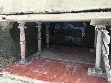 名取市で下水道工事
