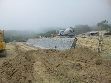 災害公営住宅を建設するための造成工事