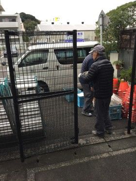 掃除の会の準備