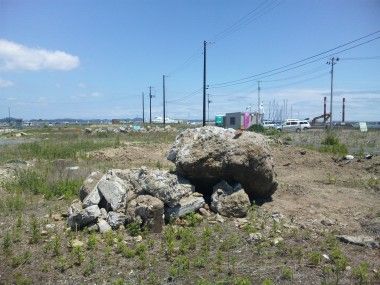 東日本大震災のがれきの撤去工事