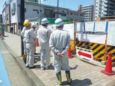 大和駅前で７階建てのビル建設