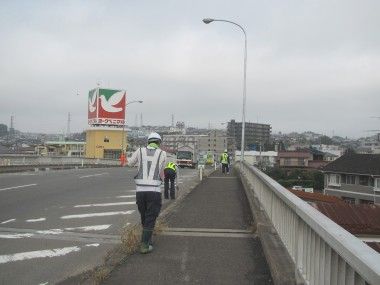 塩竃での街頭清掃