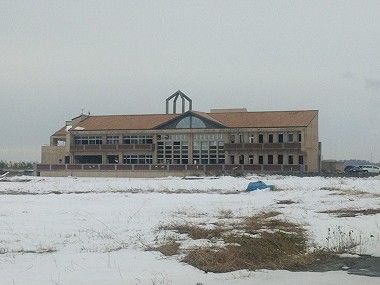 大津波で大災害を受けた宮城県亘理郡山元町磯浜漁港に水産物荷捌所を建設中です！