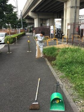早朝清掃