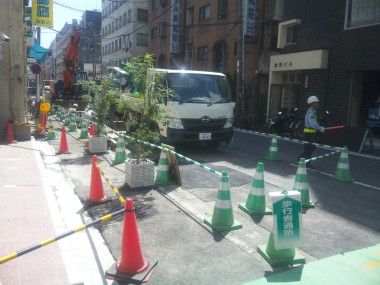 地震に強い下水管への取替工事