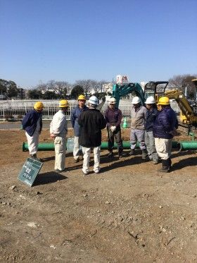 下水を洗浄するプールを造ります