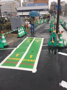 大桟橋の工事