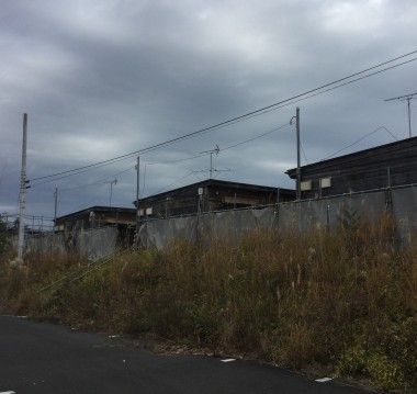 仮設住宅の解体