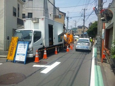 富士見小学校周辺の下水道管を耐震化