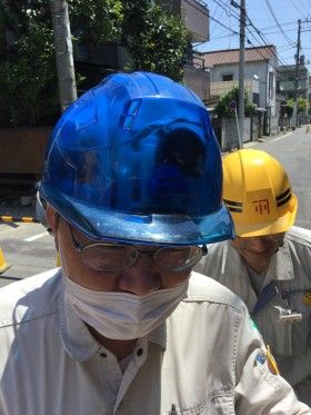 矢向の下水道管工事