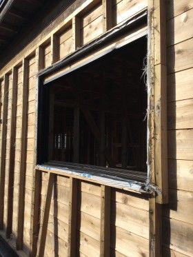 仮設住宅の解体