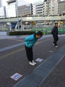 新横浜早朝清掃