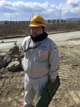 宮城県気仙沼市で３.１１東日本大震災の復興工事をしています