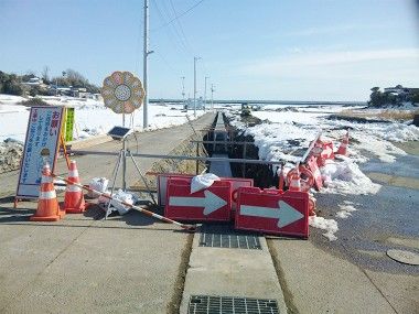３．１１東日本大震災で被災した宮城県七ヶ浜町で排水路の整備工事を行っています！
